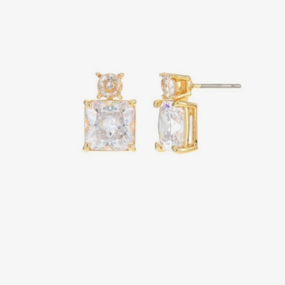 NWT Kate Spade Delicate Duo Drop Small Stud Earrings